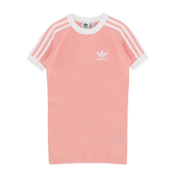 peach color adidas shirt